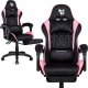 Krzesło biurowe Prototype Fotel obrotowy gamingowy HERO POKER PRO PINK SWEET ALCANTARA 1
