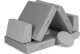 Ecotoys Sofa modułowa duża składana dla dzieci DIY 8 miękkich poduch - szara ECOTOYS 4