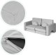 Ecotoys Sofa składana modułowa dla dzieci duża 2 osobowa DIY 10 miękkich poduch - szara ECOTOYS 7