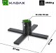 Kadax KADAX Stojak Pod Choinkę Metalowy Choinkowy Na Choinkę Choinka Czarny Loft 2