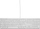 Klawiatura LMP Large Font USB Keyboard 110 keys wired USB keyboard with 2x USB and aluminum upper cover - French AZERTY 1