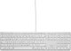 Klawiatura LMP Large Font USB Keyboard 110 keys wired USB keyboard with 2x USB and aluminum upper cover - UK English 1