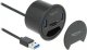 HUB USB Delock Delock 2 Port Tisch-Hub 2 x SuperSpeed USB Typ-A und Card Reader fur SD und Micro 1