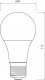 GTV Żarówka LED GTV LD-A60CZ4-10W 10W E27 A60 810lm 87mA AC220-240V 200 stopni 4000K z czujnikiem zmierzchu 2