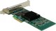 Delock PCIe x4 Gigabit LAN 4x RJ45 +Low Profile i350 Delock 2