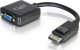Adapter AV C2G C2G 8in DisplayPort to VGA Adapter - DP to VGA Adapter Converter - Black - M/F - DisplayPort-Kabel - DisplayPort (M) zu HD-15 (VGA) (W) - 20.32 cm - eingerastet - Schwarz 1