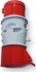 Scame Adapter wt. 16A/5st + gn. 32A/5st 601 1