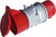 Scame Adapter wt. 16A/5st + gn. 32A/5st 601 2