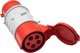 Scame Adapter wt. 16A/5st + gn. 32A/5st 601 5