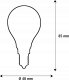 Segula SEGULA LED Tropfenlampe Spiegelkopf E14 2,5W 2700K dimmbar 2