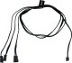 Alphacool Alphacool Digital RGB LED Y-Kabel 3-fach mit JST-Stecker, schwarz - 60cm 2