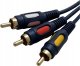 Kabel Vitalco KABEL 3XRCA - 3XRCA CHINCH 3- RCA łezka 0,5m 50cm 3