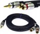 Kabel Vitalco Przyłącze JKD10 wtyk 3,5 2xwtyk RCA 20m JACK cinch 1