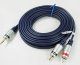 Kabel Vitalco Przyłącze JKD10 wtyk 3,5 2xwtyk RCA 20m JACK cinch 10