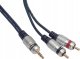 Kabel Vitalco Przyłącze JKD10 wtyk 3,5 2xwtyk RCA 20m JACK cinch 7
