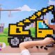 Meli Klocki Meli Minis Build 2w1 Dźwig i Spychacz 500 el. 8