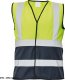 CERVA LYNX DUO - kamizelka odblaskowa KOLOROWA z kontrastowym kolorem u dołu - żółty/czerwony 2XL 4