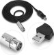 Adapter USB ACCU-CABLE XLR kabel mikrofonowy interfejs pod USB PC 3m przejściówka audio cannon xlr 5