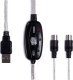 Adapter USB DNA MIDI IN - MIDI OUT USB Adapter 5 DIN INTERFEJS 1
