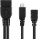 Adapter USB Vention Kabel micro USB męski do USB 2.0 żeński OTG + zasilanie micro USB żeński 3