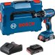 Wiertarka Bosch Bosch Cordless Drill GSR 18V-45 Professional, 18V (blue/black, 2x Li-Ion battery 2.0Ah, in L-BOXX) 1