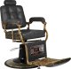 Activeshop Gabbiano fotel barberski Boss HD Old Leather czarny 4