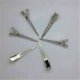 Activeshop Klipsy spinki metalowe E-19 9 cm 80 szt. 2