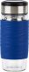 Emsa Emsa Tea Mug thermal tea mug 0.4 liters (blue/transparent, glass, screw cap) 1