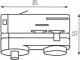 Kanlux Adapter TEAR N PADAPTOR-B czarny 33267 2