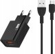 Ładowarka ŁADOWARKA SIECIOWA 2A + KABEL TYP-C CZARNY SOMOSTEL 2100mA USB-C SMS-A31> 5
