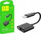 Adapter USB Vega ADAPTER HF IPHONE DENMEN CZARNY AUDIO JACK + ZASILANIE DU08> 1