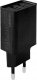Ładowarka Vega ŁADOWARKA SIECIOWA 2.1A 10W CZARNA DENMEN 2100mA DC02 2xUSB SINGLE> 2