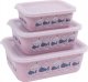 Stoneline Stoneline | Awave Set of storage box | 21940 | Storage box | 3 pc(s) | Dishwasher proof | Rose 1