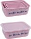Stoneline Stoneline | Awave Set of storage box | 21940 | Storage box | 3 pc(s) | Dishwasher proof | Rose 3
