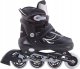 Rolki Nils Extreme Firewheel Pro rekreacyjne regulowane czarne r. 34-37 1