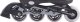 Rolki Nils Extreme Firewheel Pro rekreacyjne regulowane czarne r. 34-37 2