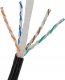 Alantec Kabel przewód skrętka UTP kat 6 żel ZIEMNY 100m 1