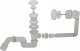 Syfon Tycner BATH SIPHON CLICK-CLAC TOP BLACK MATT 2