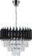 Lampa wisząca Mdeco Elem Toledo 6260/4 8C BL lampa wisząca zwis 4x40W E14 chrom/transparentna/czarna 1
