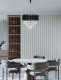 Lampa wisząca Mdeco Elem Toledo 6260/4 8C BL lampa wisząca zwis 4x40W E14 chrom/transparentna/czarna 5