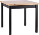 SIGNAL MEBLE Stół rozkładany kwadratowy FLIP 80(160)x80 dąb artisan/czarny 2