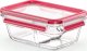 Emsa Emsa Clip&Close Glass Food Container 800 ml red 1