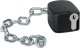 ExtraLink Zamek łańcuszkowy zamknięcie do kubła kontenera na śmieci 80L - 1100L Zamek łańcuszkowy zamknięcie do kubła kontenera na śmieci 80L - 1100L 2