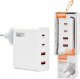 Ładowarka Vega ŁADOWARKA SIECIOWA 130W GaN BIAŁA SOMOSTEL POWER DELIVERY Q24 2XPD + 2XUSB> 4