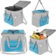 Enero Torba termiczna 36x25x33cm błekitno szara 30l Enero camp 4