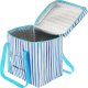 Enero Torba termiczna na biwak plaże kemping Enero Camp 32x25x35cm 28l blue lines 1