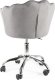 Signal Fotel obrotowy ROSE VELVET szary SIGNAL 2