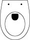 Deska sedesowa Dante Deska sedesowa Pomaca wolnoopadająca Koło Rekord, Idol, Panda, Zoom Madalena z polipropylenu, zawias C5801Y 2