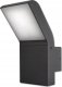 Kinkiet LVT LVT Lagos 7925 kinkiet lampa ścienna ogrodowa IP54 1x12W LED 4000K 840lm z czujnikiem ruchu czarny/biały 13