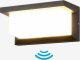 Kinkiet LVT LVT Lagos 7925 kinkiet lampa ścienna ogrodowa IP54 1x12W LED 4000K 840lm z czujnikiem ruchu czarny/biały 6